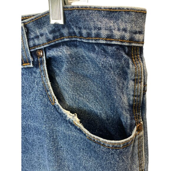 Vintage US POLO ASSOC JEANS CO Mens 38x30 Baggy Hip Hop Skater Grunge Blue Y2K - Picture 7 of 13